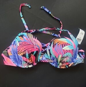 Hollister Tropical Bikini Top 36D
